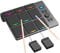 OYAYO 9-Pad Portable Electric Drum Kit with LCD Screen, Dual Stereo Speakers & Pedals – Digital Drum Set for Beginners/Pros, PC/MAC Compatible, Home Practice & Live Performance