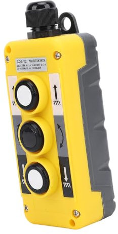 Kran -Druckknopfschalter, Kran -Druckknopfschalter Regenfester Elektrischer Heizung nach Oben Down -Druckschalter für AC250V 5A 500 V 2A Kran und Elektronikschalter