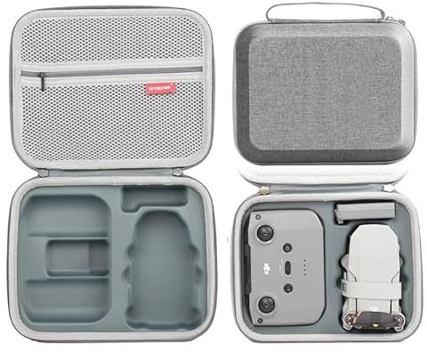 WOKEMA FATHE & I MINI Tragetasche Hartschalen-Organizer Tasche Halter für DJI Mini Zubehör, Grau 4K, Drohne 4K Mini Tasche für DJI Mini 4K/2 SE