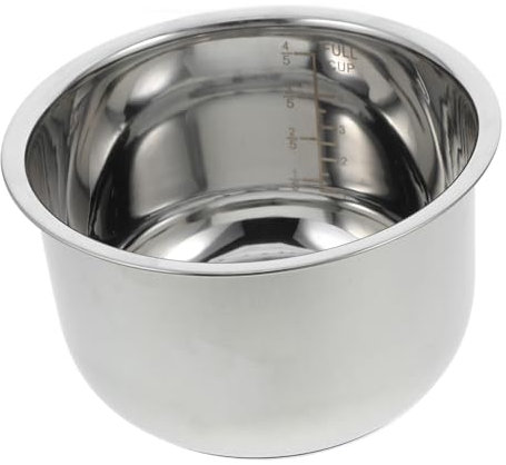 2L Marmite à Riz Intérieure 17 cm Dia– Pot Universel en Acier Inoxydable, Remplacement Facile pour Cuiseurs à Riz 2-3L, Cuisson Basse Pression, Anti-adhésif, Cadeau Maison/Hôtel, Cabilock