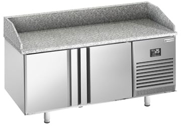 GGM Gastro | POI157 | Pizzakühltisch Premium PLUS - 1490x700mm - mit 2 Türen