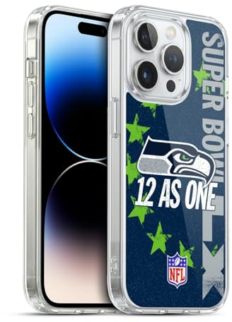 Head Case Designs Offizielle NFL Seahawks We Are 12 2026 Super Bowl LX Gelhülle [Militärischer Schutzgrad] Kompatibel Mit Apple iPhone 13 Pro Und Kompatibel Mit MagSafe