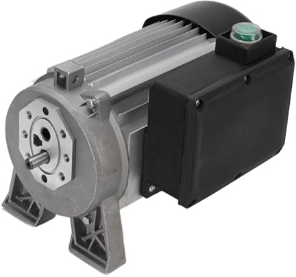 Jeffergarden Motore Elettrico per Spaccalegna da 1500 W, 2800 Giri/min, Motore di Ricambio Ad Alta Efficienza con Alloggiamento in Alluminio Ad Alta Resistenza e Piastra Terminale in Acciaio (Spina