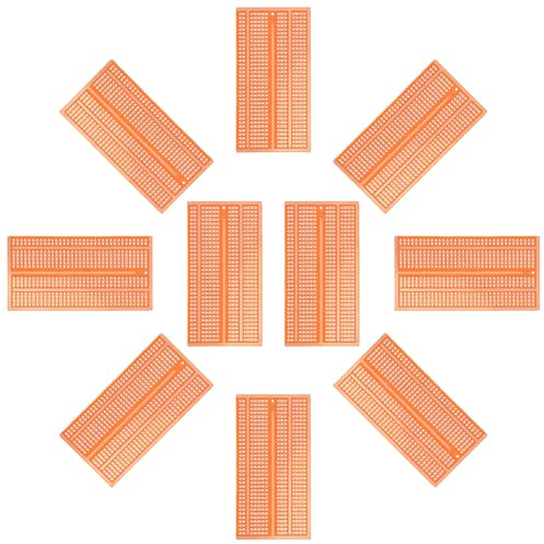 HEANUJJ Universelle Leiterplatten 10 Stück 5 X 9,5cm Lötbare Platinen für Elektro Experimentierkästen und Technik Gadgets
