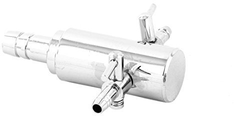 sourcing map Aquarium 2 Way Inline Manifold Air Flow Pump Tubing Splitter Lever Control Valve