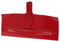 bauCompany24 Schneeschaufel, 400 x 160 mm, Rot, Flat Shovel, Legierter Stahl, Holzgriff