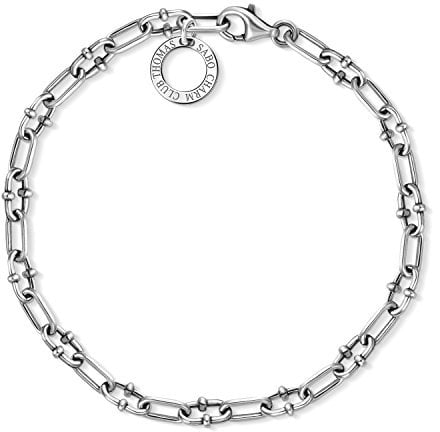 Thomas Sabo Unisex Charm-Armband Charm Club 925 Sterling Silber X0255-637-21