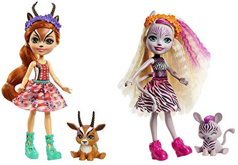 Enchantimals Basic-Puppe der Sekundarstufe Sortiert, Mehrfarbig (Mattel 446FNH22)