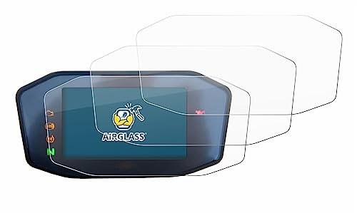 BROTECT (3 Stück Schutzglas für KTM 890 Duke R 2020 TFT Screen Schutzfolie Made in Germany Panzer Folie Glas Displayschutz [ 9H, Anti-Fingerprint]