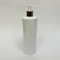 Mrs Hinch Customisable DIY Refillable 500ml PET Plastic Lotion Pump Bottle - White, Rose Gold Lids (1)