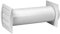 5 Inch / 125 mm Through-Wall Ventilation kit - Adjustable - Louvered Dryer Vent Cover with Pipe and Duct Connector - White - Plastic - with Built in Fly Screen Mesh (Style 1 with 5'' Inch)