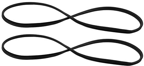 Qiilu Gummidichtungsleiste Kofferraumdichtung, Auto Heckklappe Gummidichtung Dichtungsleiste B000651380 Schwarz Ersatz für Peugeot Citroen C1
