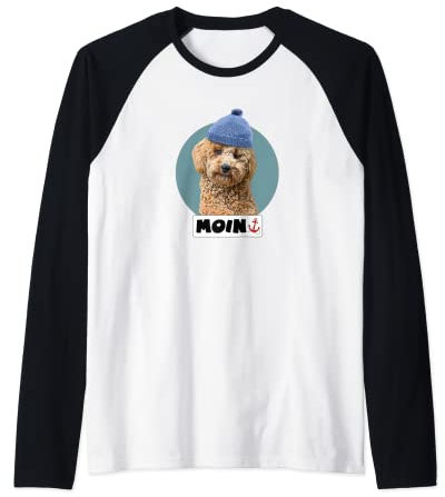 Moin Spruch Motiv Pudel-mütze Design Norden Norddeutsch-land Raglan