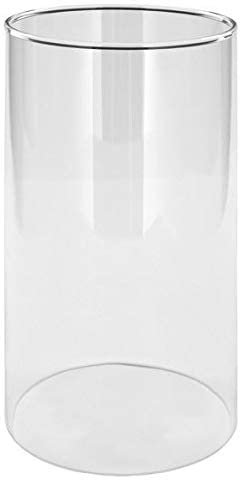 Glas Zylinder ohne Boden mundgeblasen Windlicht Grablicht Ersatzzylinder Durchmesser ca. 16 cm Länge ca. 36 cm Anfertigung nach Wunschmaß