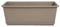 Seat Flor srl® Vaso per balcone, fioriera da balcone, vaso porta fiori, cassetta porta fiori (60 cm, tortora)