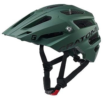 Cratoni Unisex – Erwachsene Alltrack Helme, Grün Metallic Matt, L
