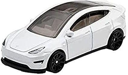 Hot Wheels Tesla Model Y Spielzeugauto Weiß 37/250 2023 HKG28