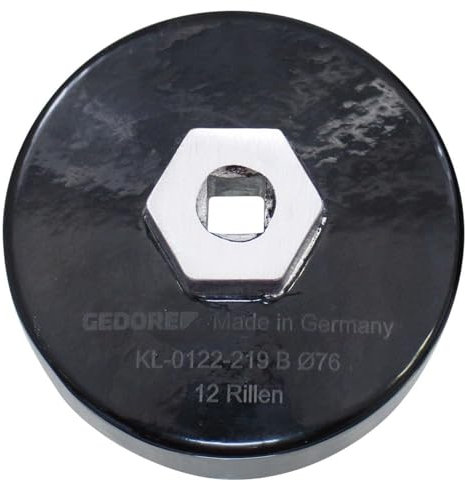 GEDORE Ölfilterschlüssel KL-0122-219 B Aluminium 76mm 90mm