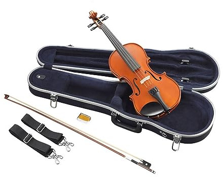 Anfänger Geige Violine Aus Massivem Holz Für Erwachsene, Anfänger, Professionelle Leistung, 1/2, 3/4, 4/4, Violininstrument (Color : 4/4)