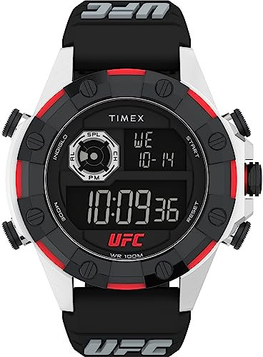 Timex Herren Digital Armbanuhr mit Kautschukband UFC Kick