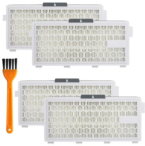 SF-HA 50 HEPA AirClean Filter für Miele Staubsauger S4, S5, S6, S8, S8000, S8999, S6000, S6999, S5000, S5999, S4000, S4999, Complete C2 und Complete C3, wiederverwendbar, 4 Stück