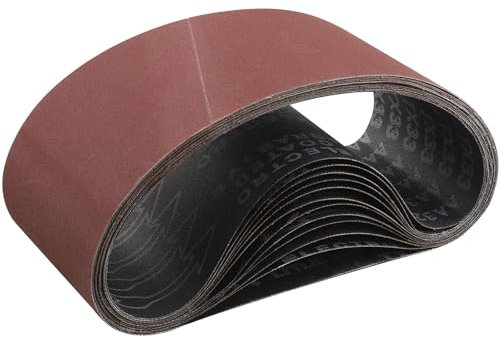 STEBRUAM Sanding Belt 100 x 560 mm,12PCS 320 Grit