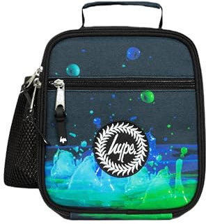 Hype Boys Black 3D Droplets Lunch Box