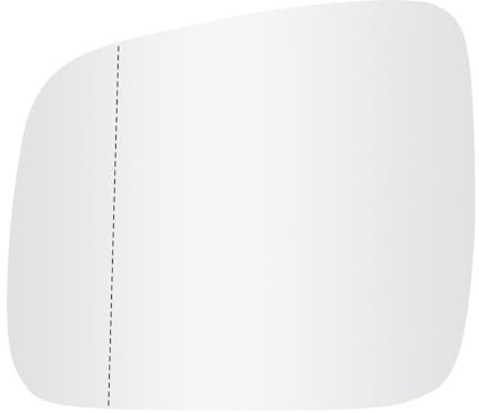 SENZEAL Spiegelglas Links Fahrerseite Beheizbar mit Trägerplatte für VW Transporter T5 Multivan T5 2003-2009 Caddy 3 2004-2015 Außenspiegel Glas Ersatz (Links)