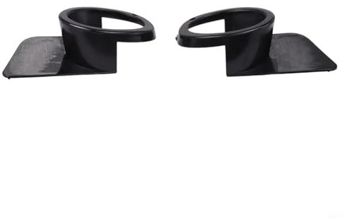 HEIBTENY 1 Paar Nebelscheinwerfer Abdeckung Für BMW E39 M5 1999-2003 51112496283 51112496284 Schwarzes ABS Ersatzteil Verschleißfest Verschleißfest