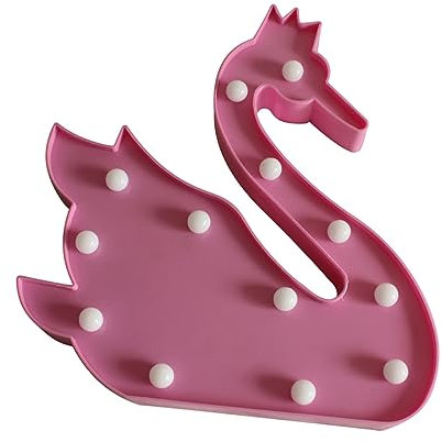 Hemobllo geführtes Schwanenlicht Nacht Zimmerlampe Squishy leuchtende Entenlampe Wandschwan Lichter tischlampe the desk lamp decorative lights weihnacjtsdeko pinker dekorative Lampe Rosa