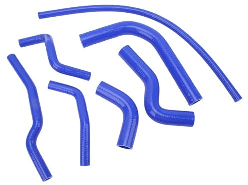 Tuyau de Tuyau de Radiateur en Silicone, Refroidissement par Radiateur Kit en Silicone Installation Facile pour les Samouraïs (BLUE)