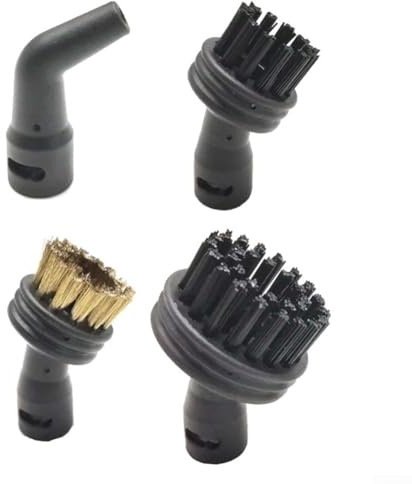 Steam Cleaner Attachments and Cleaning Brush Heads Set with Replacement Nozzles for Kitfort -1000-03 For Steam Mop Accessories, Handheld Steam Cleaner Parts for