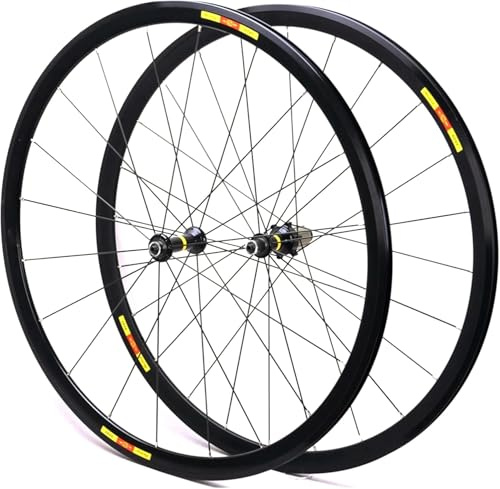 Schwarz,700C 28 Zoll Rennrad-Laufradsatz 30 Mm Felge V-Bremse Schnellspanner Für 7 8 9 10 11-Gang Kassette Ultraleicht Cruiser Fahrradräder 1560 G