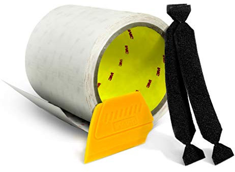 3M Clear Paint Protection Vinyl Film 6 Inch Wide Choose Your Size Including Tools (6 Inch x 25 Inch)