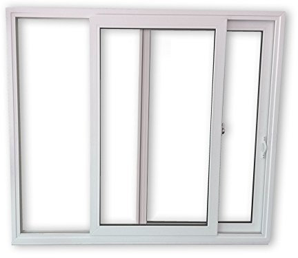 Schiebefenster SFS - 2-fach-Verglasung - 2-flügelig - BxH: 2200x1100 mm - Beide Seiten zum öffnen