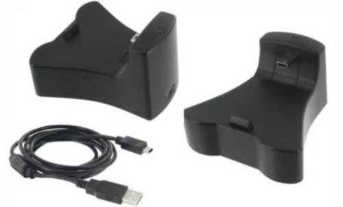 PS3 Twin Charge Cradle - with USB Cable