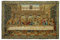 BelgianTapestries gewebter Wandbehang Gobelin Das letzte Abendmahl nach Leonardo da Vinci, 66 x 44cm
