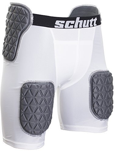 Schutt Sports ProTech Youth All-in-One Fußballgürtel, Weiß