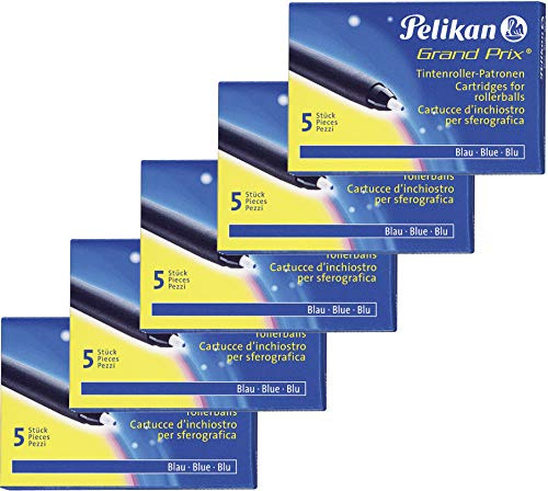 Pelikan Patronen für Tintenroller, blau 25 Stück
