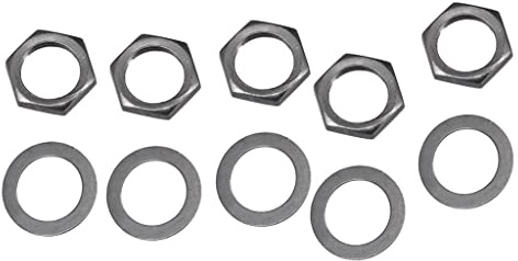 10 XGitarrenbuchse Mutter + Unterlegscheibe E Gitarren Ausgang Input Jack Ersatz