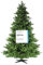 RS Trade 19001 Spessarttanne 100% PVC 180 cm Weihnachtsbaum künstlich (Ø ca.132 cm) 1422 Spitzen und Schnellaufbau Klappsystem, schwer entflammbar, unechter Tannenbaum inkl. Christbaum Ständer