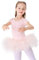 Kinder Ballettkleidung Tütü Ballettkleid Mädchen Baumwolle Balletttrikot Kurzarm Ballettanzug Tanzbody mit Rock Rosa 120