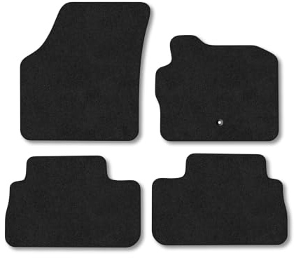 Land Rover Freelander (2006-2013) Carpet Car Mats | Black Edge Trim Tailored Fit Floor Mats Full Coverage Protection Accessories Easy Clean Anti Slip Made in the UK
