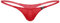 Nimiya Homme String Slip Ouvert Sexy String Ficelle Slip de Bain Triangle Thong Tanga Sissy Bas de Bain Natation Plaisir sous Vêtement de Nuit Underwear Rouge M