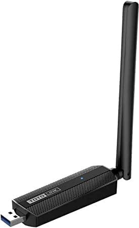 USB WLAN Adapter WiFi AX1800 Totolink X6100UA WiFi Stick Wi-Fi 6 Band MU-MIMO Technologie WPA3 Maximale Geschwindigkeit von 1800 Mbps Schnelle und stabile Verbindung im ganzen Haus