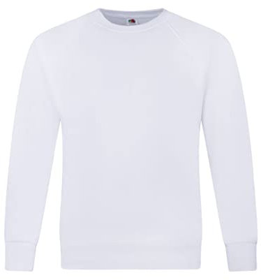 Dollar Jeans Bowls Sweatshirt Raglan Sport Unisex Bowl Jumper Adult Mens Womens White XXL