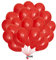 GLOBOS ROJOS 100 UNIDADES Globos de latex natural biodegradable color rojo de 28 cm ideal decoración de fiesta cumpleaños graduación boda aniversario baby shower. Fabricado en España.