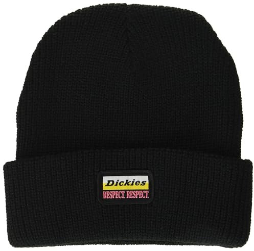 Dickies Herren Breast Cancer Awareness Respect Cuffed Beanie-Mütze, Schwarz, Einheitsgröße