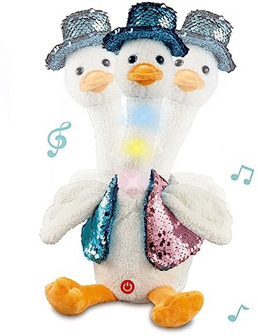 Brigamo Tanzende Ente mit integrierten Songs, Dancin Duck Tanzt und spricht nach was du sagst