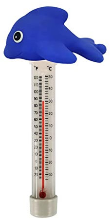 Schwimmende Pool Thermometer, Pool Thermometer Flamingo Fish, Duck Poolthermometer Wasserthermometer Schwimmend Wassertemperatur Thermometer Pool Mit Dünnem Seil Für Pool, Badewanne, Spa, Aquarien